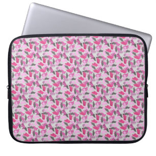 Capa Para Notebook Silhouette Animal Camouflage - Rosa