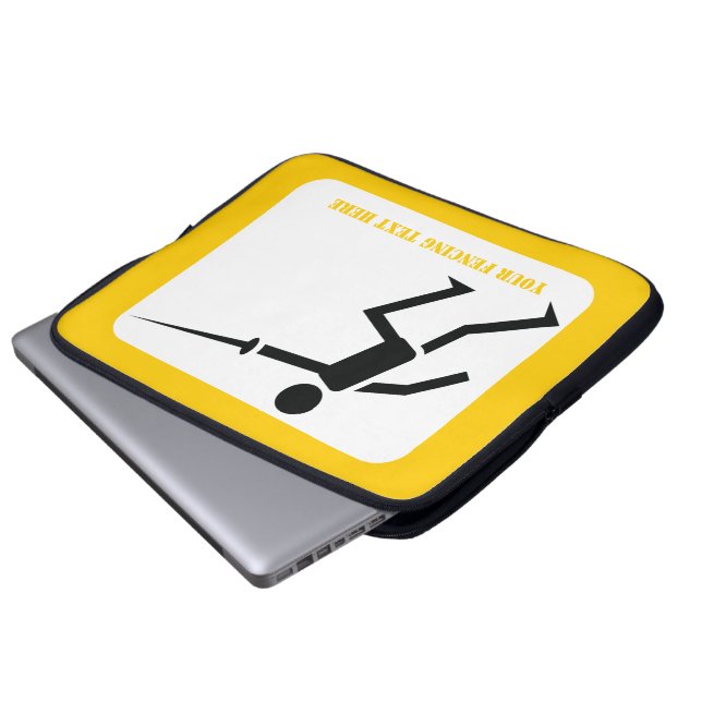 Capa Para Notebook Silhueta preta esferográfica com espada personaliz (Frente Inferior)