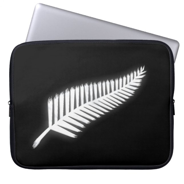 Capa Para Notebook Silver Fern NZ Emblem para Kiwis Patriótico (Frente)