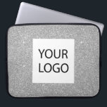 Capa Para Notebook Silver Modern Glitter - Promocional de logotipo pe<br><div class="desc">Promocional de logotipo personalizado Elegante e brilhante Capa de logotipo personalizado Elegante moderno e profissional para Laptop corporativo ou gabinete de Promocional para um presente do setor de beleza. Este caso pode ser personalizado para incluir o logotipo da sua empresa ou da sua empresa.</div>