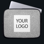 Capa Para Notebook Silver Modern Glitter - Promocional de logotipo pe<br><div class="desc">Promocional de logotipo personalizado Elegante e brilhante Capa de logotipo personalizado Elegante moderno e profissional para Laptop corporativo ou gabinete de Promocional para um presente do setor de beleza. Este caso pode ser personalizado para incluir o logotipo da sua empresa ou da sua empresa.</div>