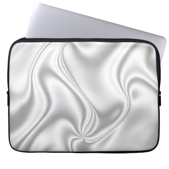 Capa Para Notebook Silver Satin (Frente)