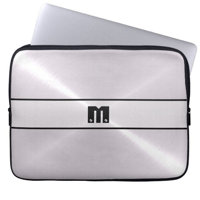 Capa Para Notebook Silver Shinless Steel Metal (Frente)