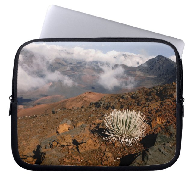 Capa Para Notebook Silversword no cume da cratera Haleakala a partir  (Frente)