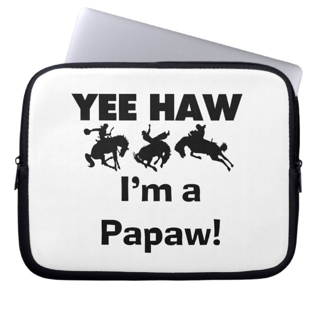 Capa Para Notebook Sim Haw, sou um Camiseta e presentes (Frente)