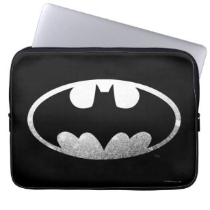 Capa Para Notebook Símbolo Batman   Logotipo Grainy