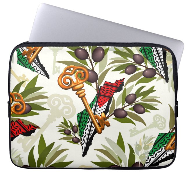 Capa Para Notebook Símbolo chave palestino do direito de retorno (Frente)