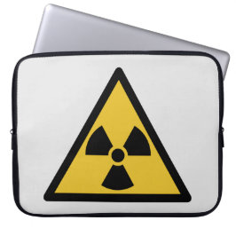 Capa Para Notebook Símbolo de aviso de radiação (perigo radioativo)