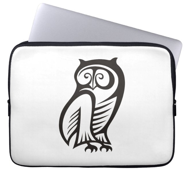 Capa Para Notebook Símbolo de coroa preto (Frente)