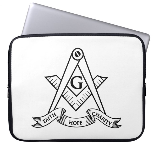 Capa Para Notebook Símbolo de maçonaria (Frente)