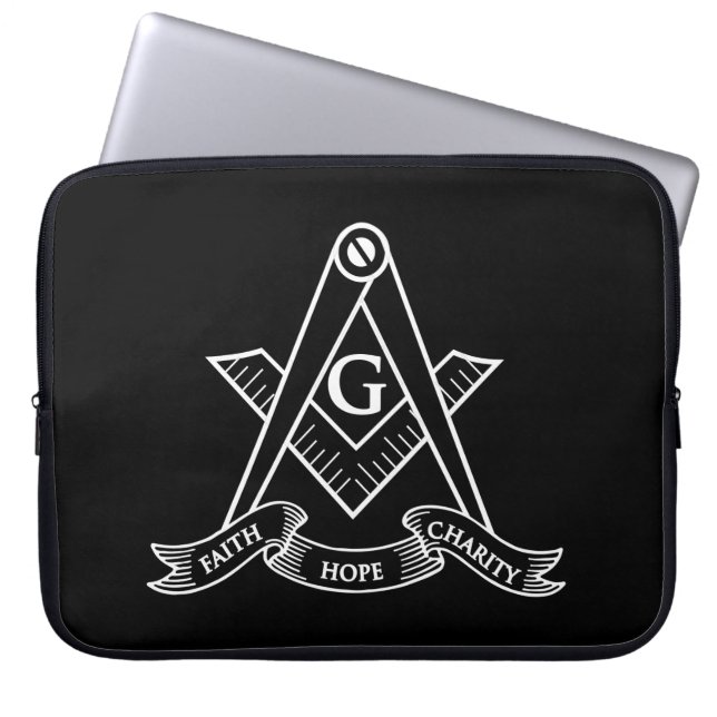 Capa Para Notebook Símbolo de maçonaria (Frente)