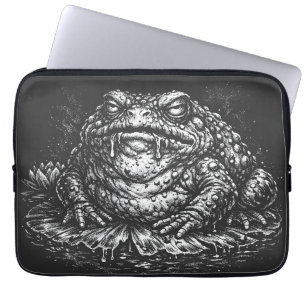 Capa Para Notebook Símbolo do Sapo Assombrado por BurnsInHell