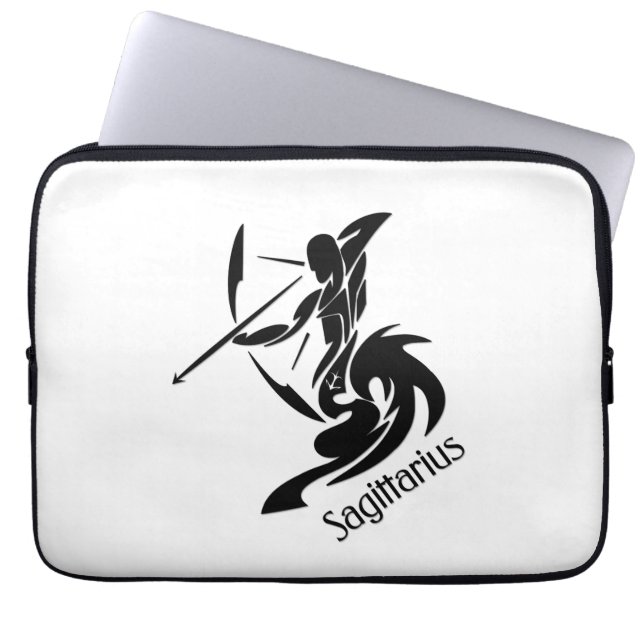 Capa Para Notebook Símbolo e Signo do Zodíaco de Sagitário (Frente)