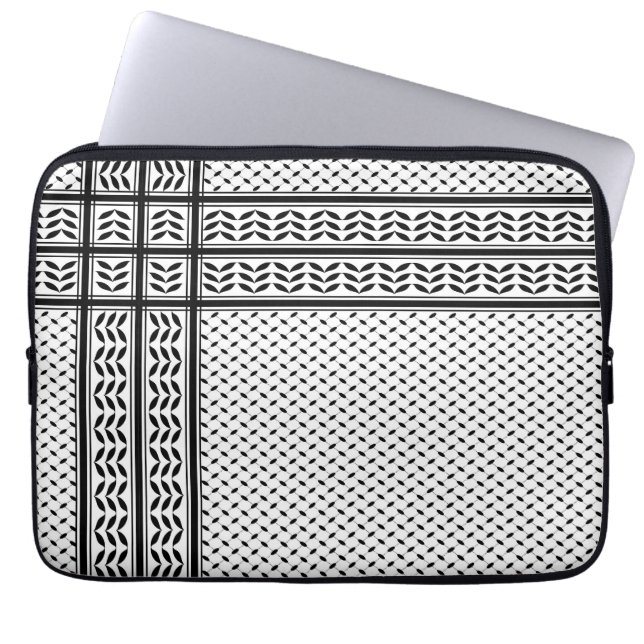 Capa Para Notebook Símbolo Keffiyeh do Padrão de Resistência Palestin (Frente)