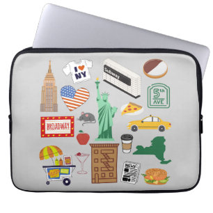 Capa Para Notebook Símbolos Nova Iorque