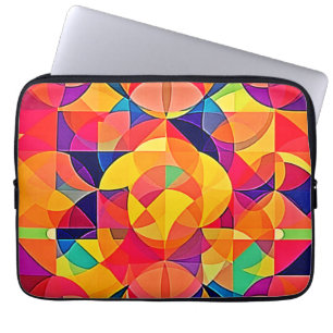 Capa Para Notebook Simetria de Abstrato vibrante