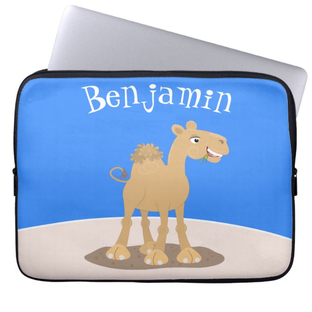Capa Para Notebook Simples ilustração de desenho animado de camelo fe (Frente)