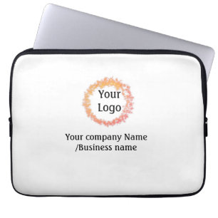 Capa Para Notebook simples minimal adicione seu logo ouro site social