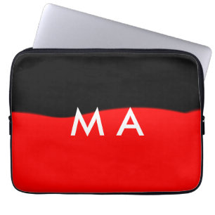Capa Para Notebook Simples monograma adicione seu nome com letra míni