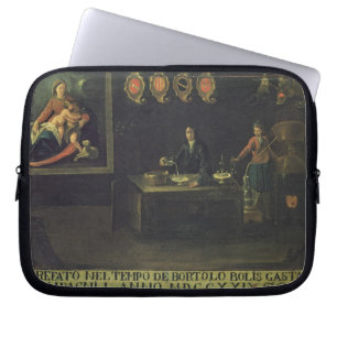 Capa Para Notebook Sinal da guilda dos farmacêuticos Venetian, 1729
