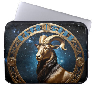 Capa Para Notebook Sinal de astrologia de Capricórnio