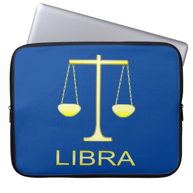 Capa Para Notebook Sinal de estrela do Ouro Libra Escala (Frente)