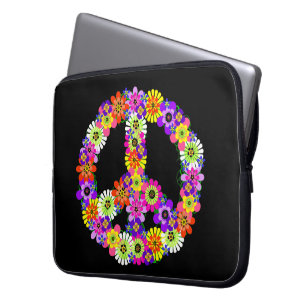 Capa Para Notebook Sinal de Paz em Preto