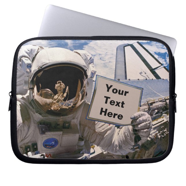 Capa Para Notebook Sinal de retenção do Astronauta NASA - Adicionar t (Frente)