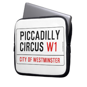 Capa Para Notebook Sinal de rua do circo de Piccadilly