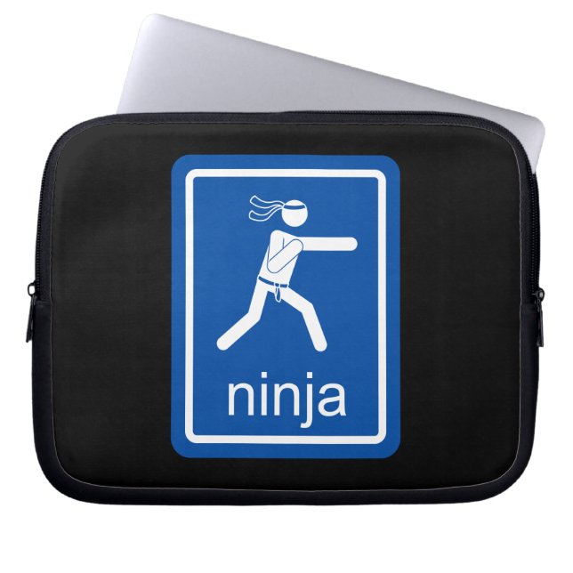 Capa Para Notebook sinal do universal do ninja (Frente)