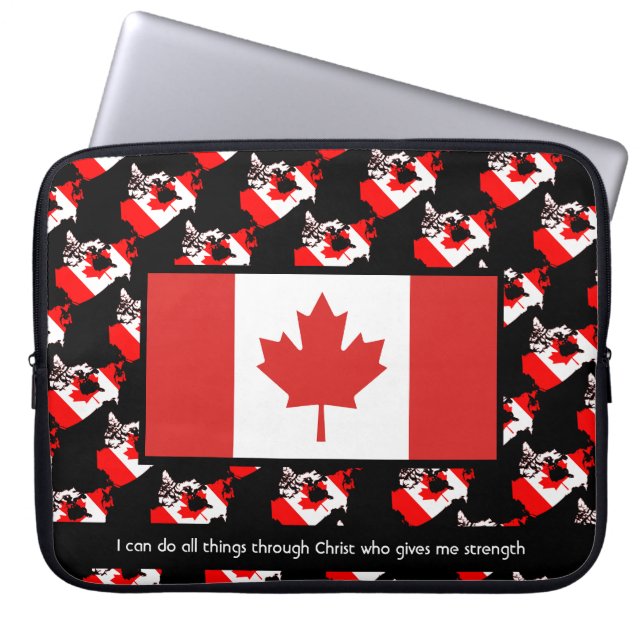 Capa Para Notebook SINALIZADOR CANADÁ Personalizado (Frente)