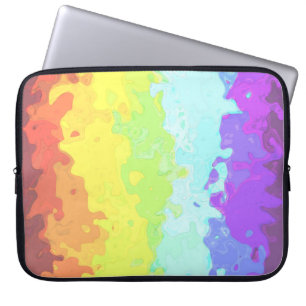 Capa Para Notebook Sinalizador do Orgulho Neurogante do Abstrato do T