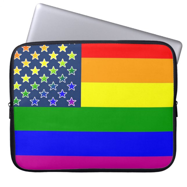 Capa Para Notebook Sinalizador Lgbt (Frente)
