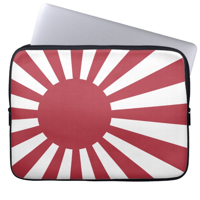 Capa Para Notebook Sinalizador Sun Imperial de Ascensão do Japão, Edo (Frente)