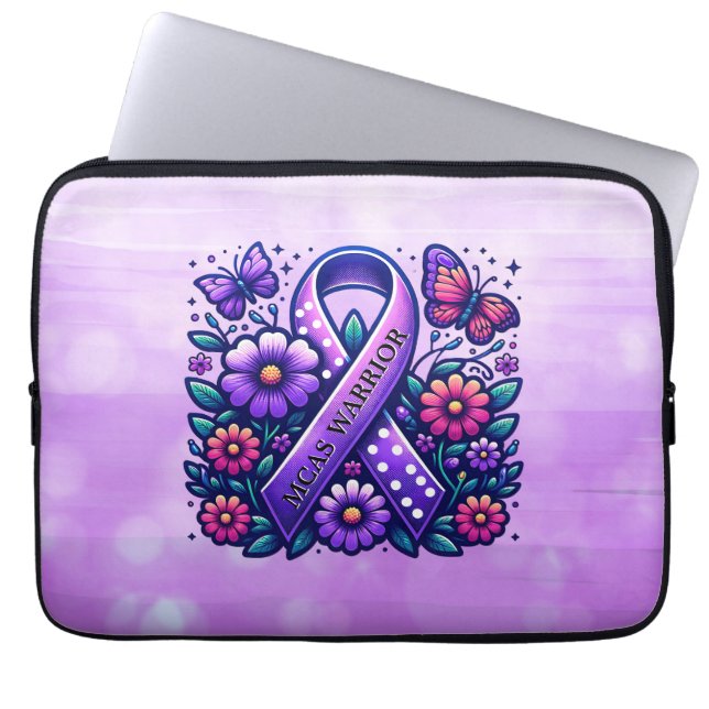 Capa Para Notebook Síndrome de Ativação de Células Mast Guerreiro MCA (Frente)