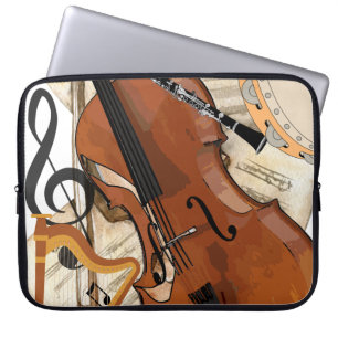 Capa Para Notebook Sinfonia de Instrumentos