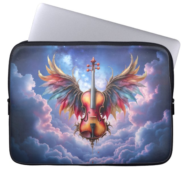 Capa Para Notebook Sinfonia dos Céus enluarados (Frente)