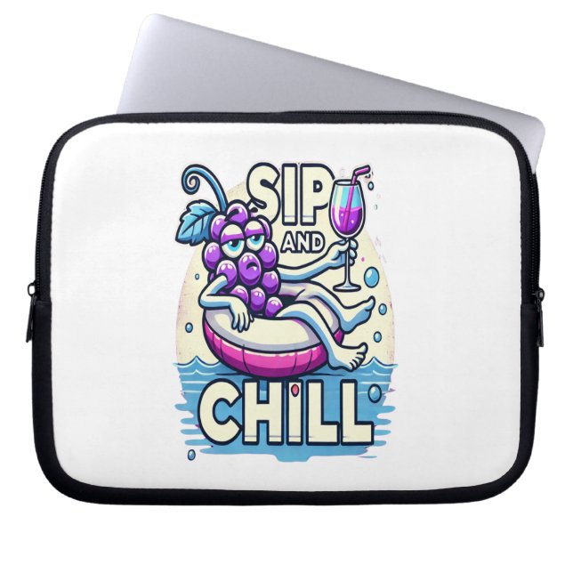 Capa Para Notebook Sip E Chill Eletrônicos Bag (Frente)