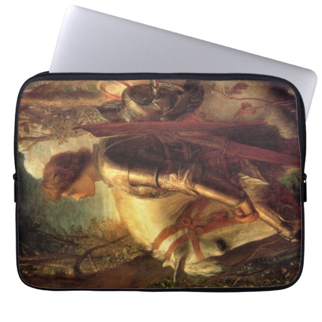 Capa Para Notebook Sir Galahad (por George Frederick Watts) (Frente)