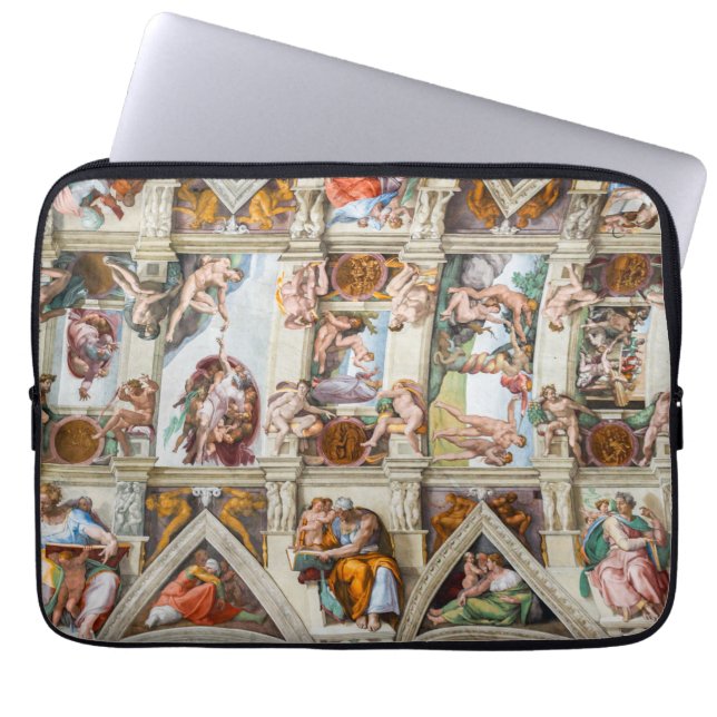 Capa Para Notebook Sistine Chapel Michelangelo - Vaticano, Roma, Itál (Frente)