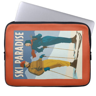 Capa Para Notebook Ski Paradise Vintage Impressão