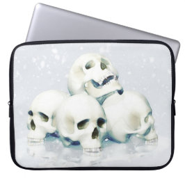 Capa Para Notebook Skulls in the snow