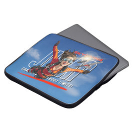 Capa Para Notebook Skydiving-Feel Freedom Above Clouds | 15" Women
