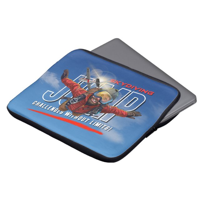 Capa Para Notebook  Skydiving-Feel Freedom Above the Clouds | 13" Men (Frente Topo)