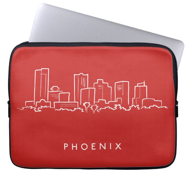 Capa Para Notebook Skyline da arizona de Phoenix (Frente)