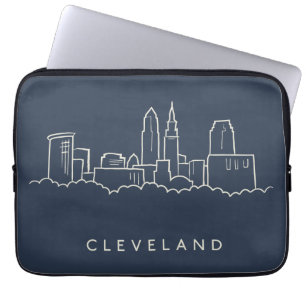 Capa Para Notebook Skyline de Cleveland Ohio