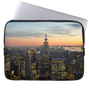 Capa Para Notebook Skyline do alvorecer de New York