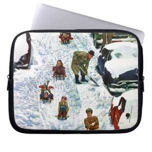 Capa Para Notebook Sledding e escavar para fora