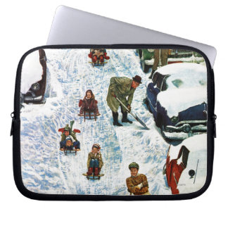 Capa Para Notebook Sledding e escavar para fora