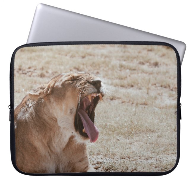 CAPA PARA NOTEBOOK SLEEPY LION (Frente)